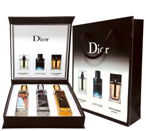 Подарочный набор-сумка Dior  MEN 3х20ml 