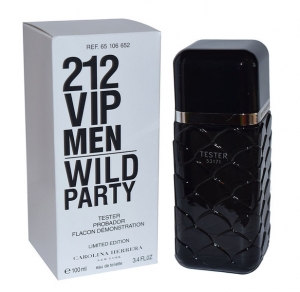 Купить духи (туалетную воду) 212 VIP Men Wild Party "Carolina Herrera" 100ml ТЕСТЕР. Продажа качественной парфюмерии. Отзывы о 212 VIP Men Wild Party "Carolina Herrera" 100ml ТЕСТЕР.