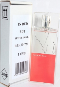 Купить духи (туалетную воду) In Red (Armand Basi) 100ml women (ТЕСТЕР Франция). Продажа качественной парфюмерии. Отзывы о In Red (Armand Basi) 100ml women (ТЕСТЕР Франция).