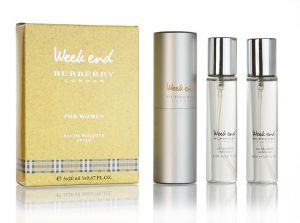 Купить духи (туалетную воду) Burberry "Weekend" Twist & Spray 3х20ml women. Продажа качественной парфюмерии. Отзывы о Burberry "Weekend" Twist & Spray 3х20ml women.