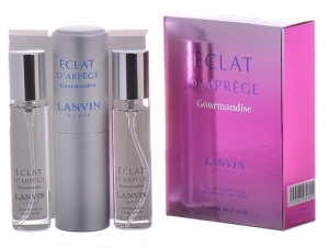 Купить духи (туалетную воду) Lanvin "Eclat D’Arpege Gourmandise" Twist & Spray 3х20ml women. Продажа качественной парфюмерии. Отзывы о Lanvin "Eclat D’Arpege Gourmandise" Twist & Spray 3х20ml women.