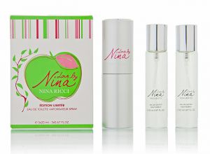 Купить духи (туалетную воду) Nina Ricci "Love by Nina" Twist & Spray 3х20ml women. Продажа качественной парфюмерии. Отзывы о Nina Ricci "Love by Nina" Twist & Spray 3х20ml women.